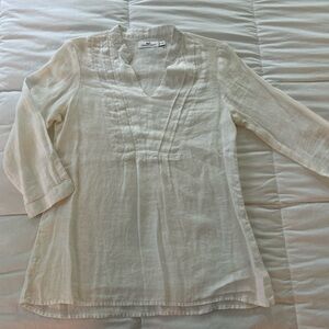 Women’s Vineyard Vines 🐳 White Linen Tunic